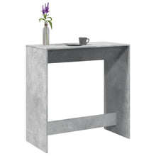 Bartafel 102x50x103,5 cm bewerkt hout betongrijs