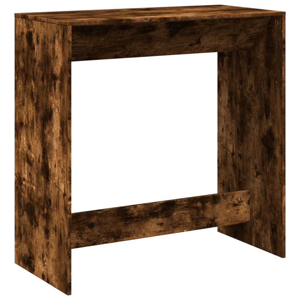 Bartafel 102x50x103,5 cm bewerkt hout gerookt eikenkleur