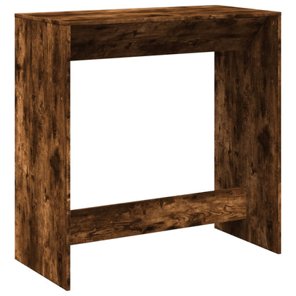 Bartafel 102x50x103,5 cm bewerkt hout gerookt eikenkleur