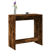 Bartafel 102x50x103,5 cm bewerkt hout gerookt eiken