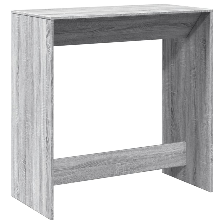 Bartafel 102x50x103,5 cm bewerkt hout grijs sonoma eikenkleur