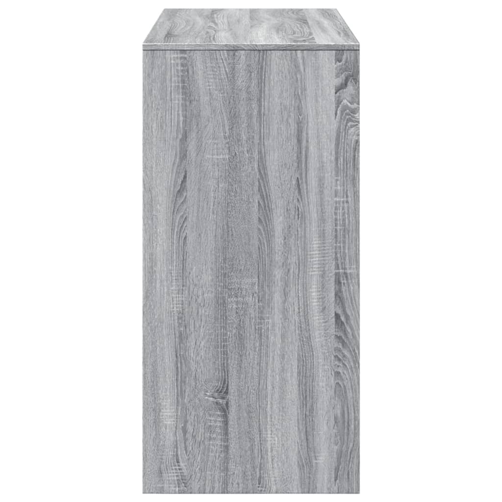 Bartafel 102x50x103,5 cm bewerkt hout grijs sonoma eikenkleur