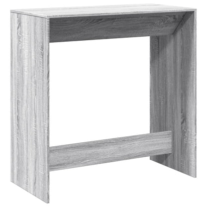 Bartafel 102x50x103,5 cm bewerkt hout grijs sonoma eikenkleur