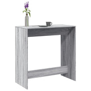 Bartafel 102x50x103,5 cm bewerkt hout grijs
