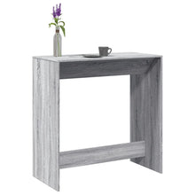 Bartafel 102x50x103,5 cm bewerkt hout grijs sonoma eikenkleur