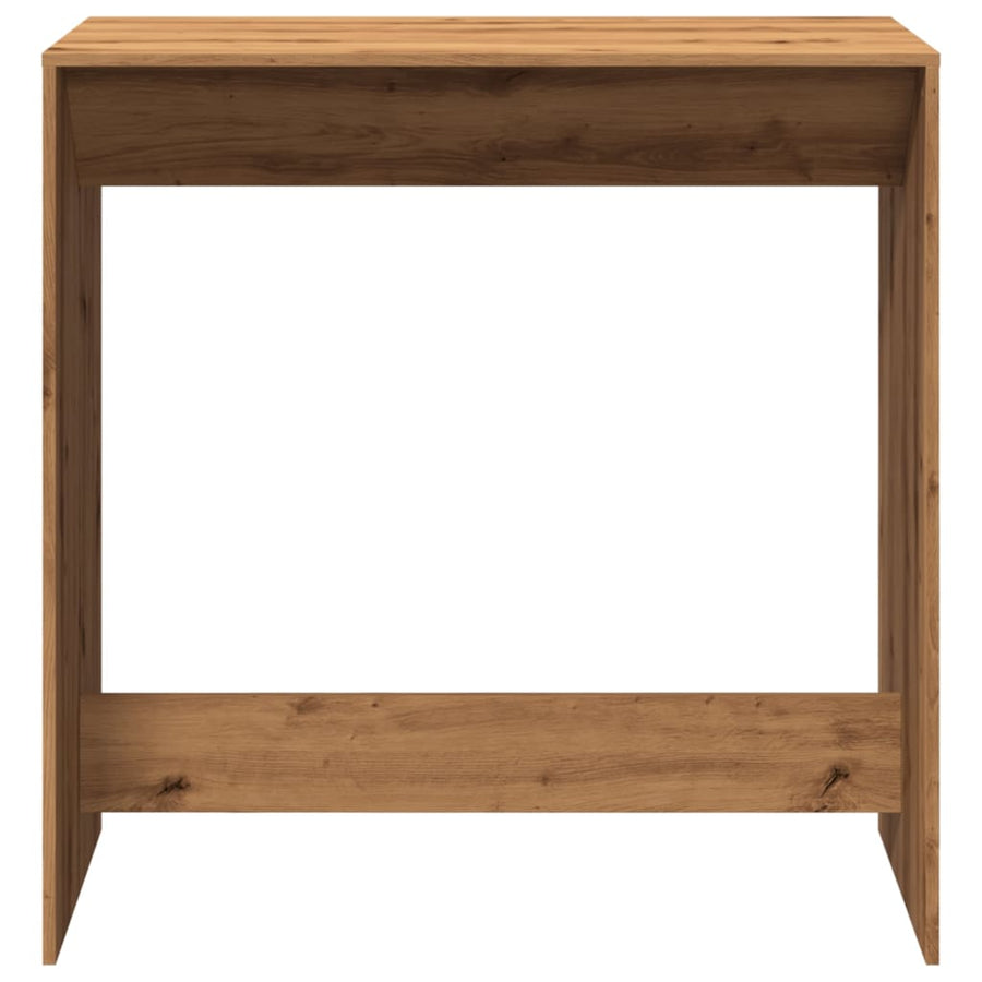 Bartafel 102x50x103,5 cm bewerkt hout artisanaal eikenkleur
