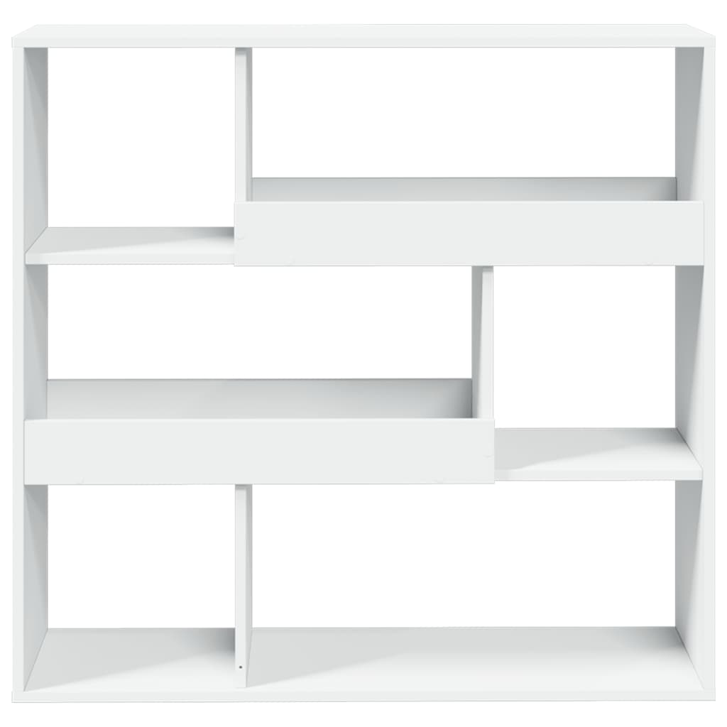 Boekenkast/kamerscherm 100x33x94,5 cm wit