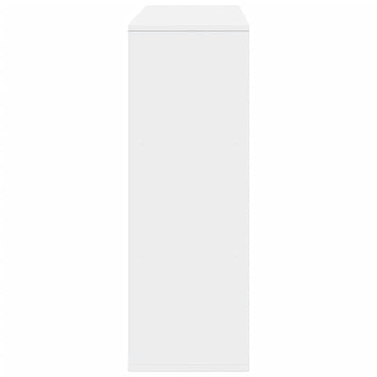 Boekenkast/kamerscherm 100x33x94,5 cm wit