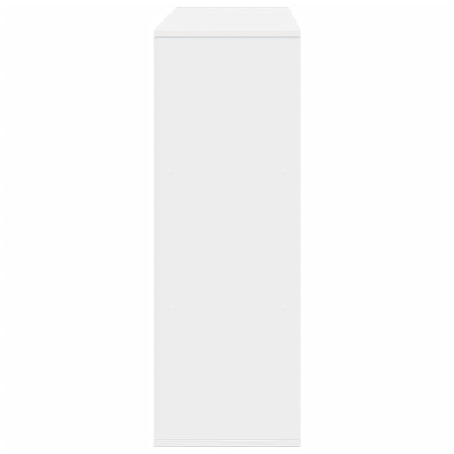 Boekenkast/kamerscherm 100x33x94,5 cm wit