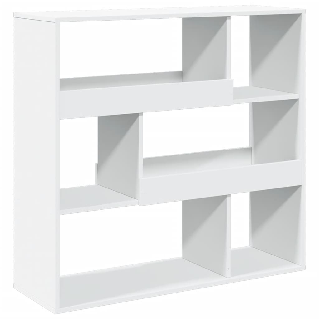 Boekenkast/kamerscherm 100x33x94,5 cm wit