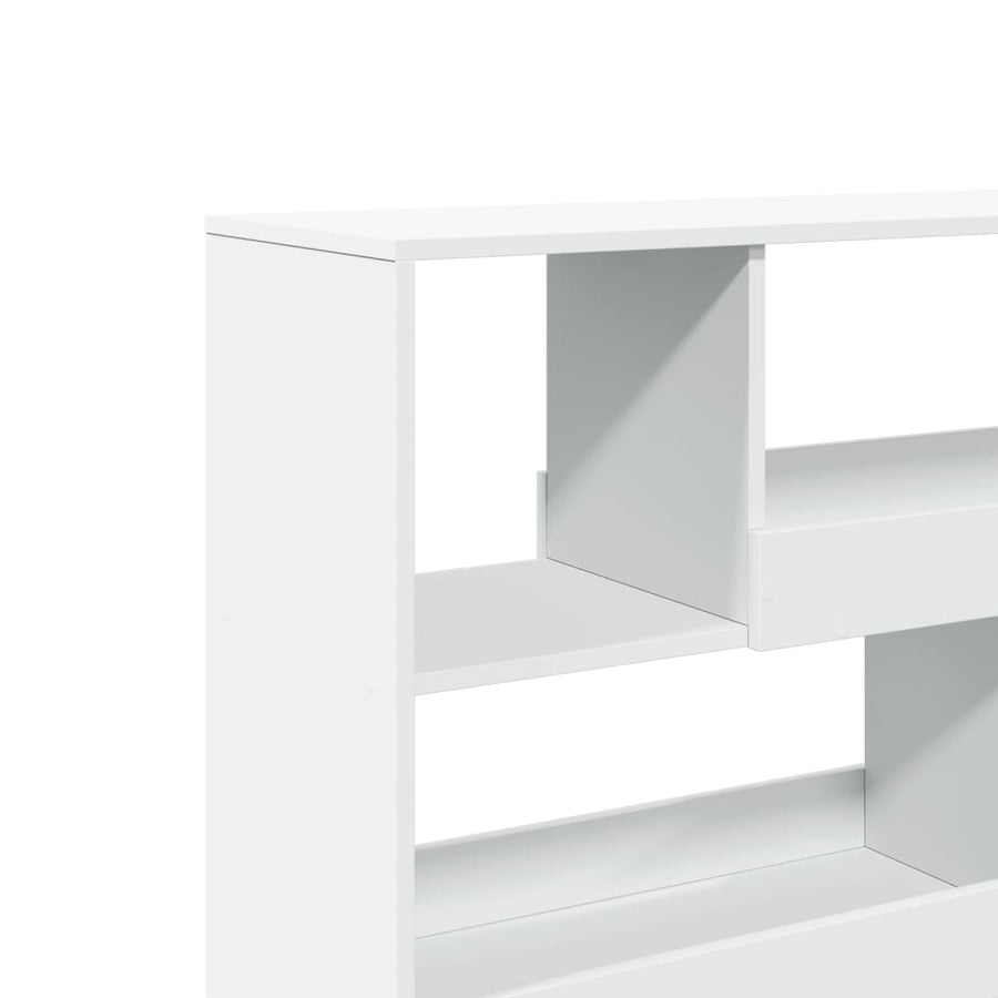 Boekenkast/kamerscherm 100x33x94,5 cm wit