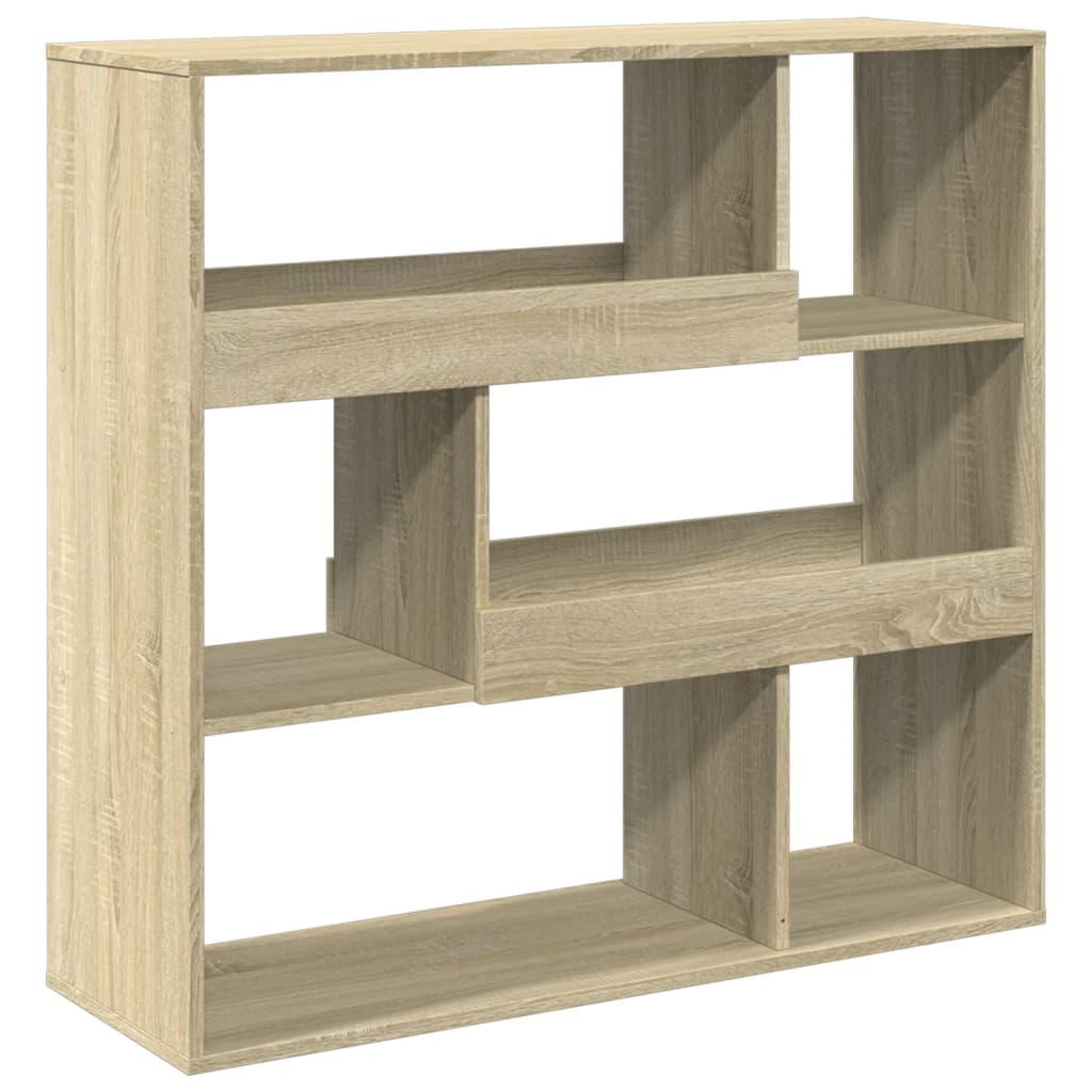 Boekenkast / kamerscherm 100x33x94,5 cm sonoma eikenkleurig