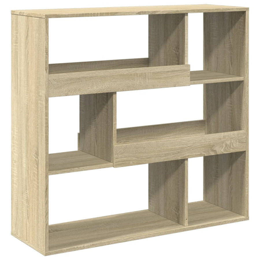 Boekenkast / kamerscherm 100x33x94,5 cm sonoma eikenkleurig