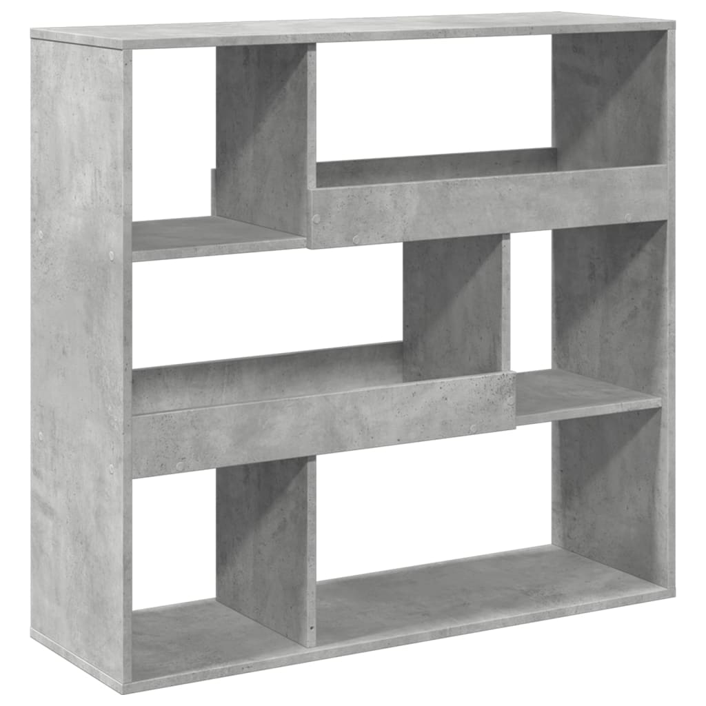 Boekenkast / kamerscherm 100x33x94,5 cm betongrijs