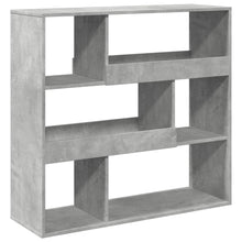 Boekenkast / kamerscherm 100x33x94,5 cm betongrijs