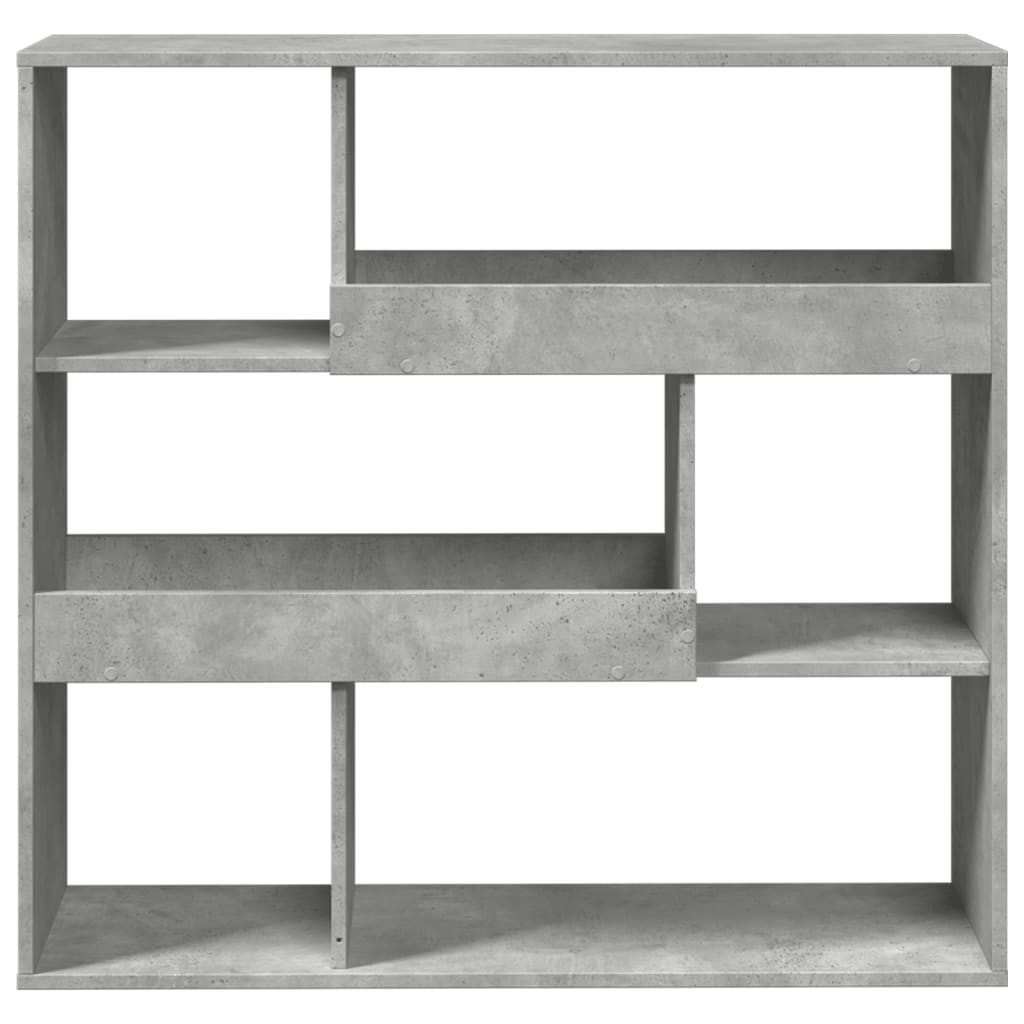 Boekenkast / kamerscherm 100x33x94,5 cm betongrijs