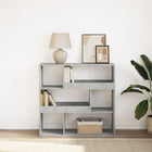 Bookcase / room divider 100x33x94.5 cm concrete grey