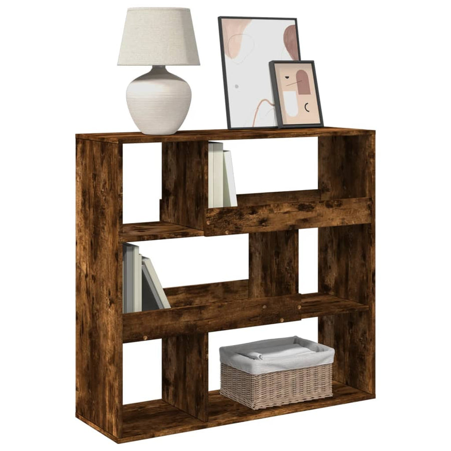 Boekenkast / kamerscherm 100x33x94,5 cm gerookt eikenkleurig