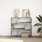Bookshelf / room divider 100x33x94.5 cm grey Sonoma oak