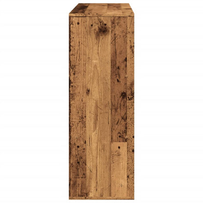 Boekenkast / kamerscherm 100x33x94,5 cm oud houtkleurig