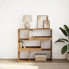 Boekenkast kamerscherm 100x33x94,5 cm eikenkleurig