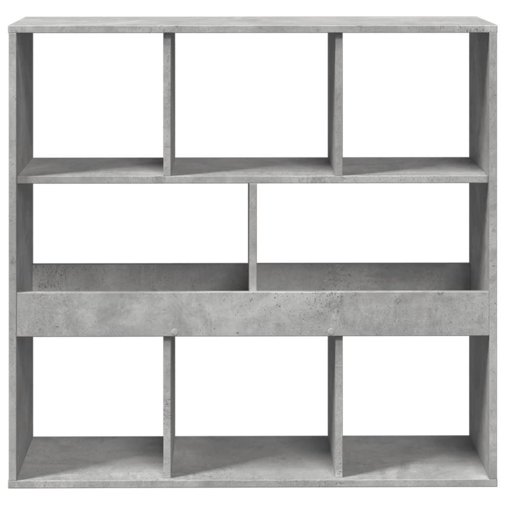 Boekenkast/kamerscherm 100x33x94,5 cm betongrijs
