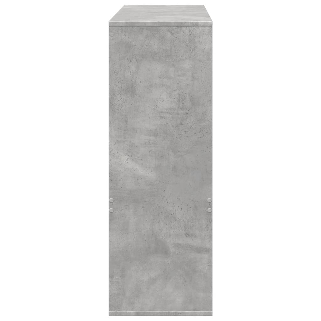 Boekenkast/kamerscherm 100x33x94,5 cm betongrijs