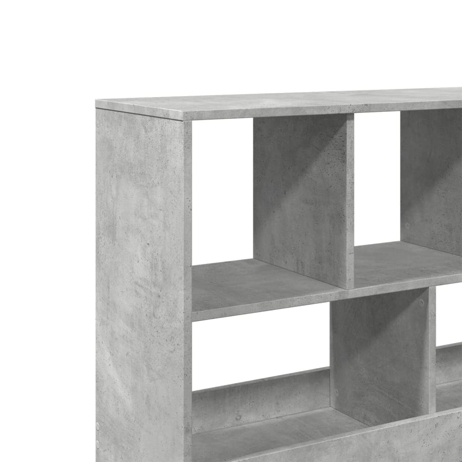 Boekenkast/kamerscherm 100x33x94,5 cm betongrijs