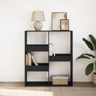 Bookcase / room divider 100x33x115 cm black
