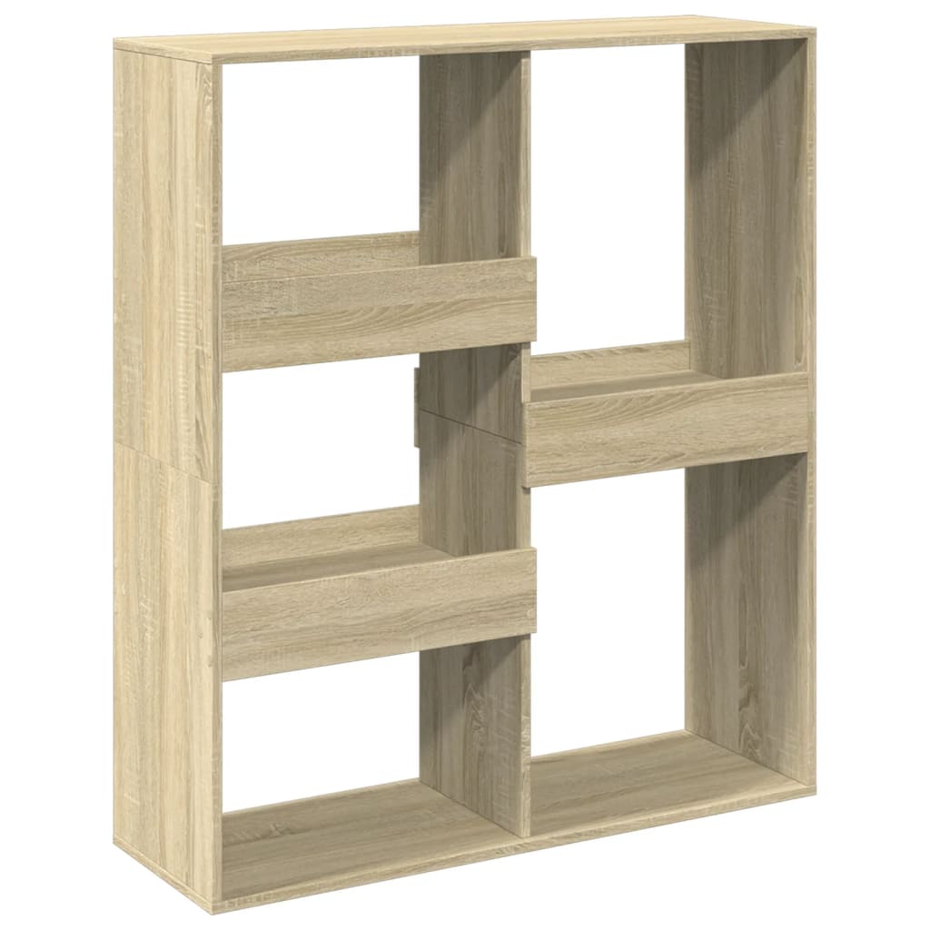 Boekenkast / kamerscherm 100x33x115 cm sonoma eikenkleurig