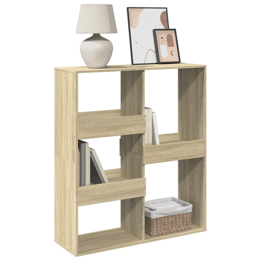 Boekenkast / kamerscherm 100x33x115 cm sonoma eikenkleurig