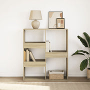 Boekenkast kamerscherm 100x33x115 cm sonoma eiken