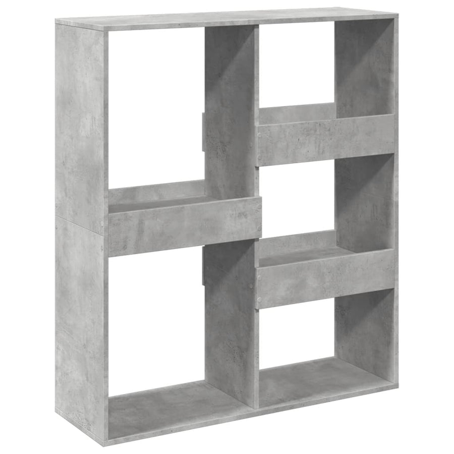 Boekenkast / kamerscherm 100x33x115 cm betongrijs