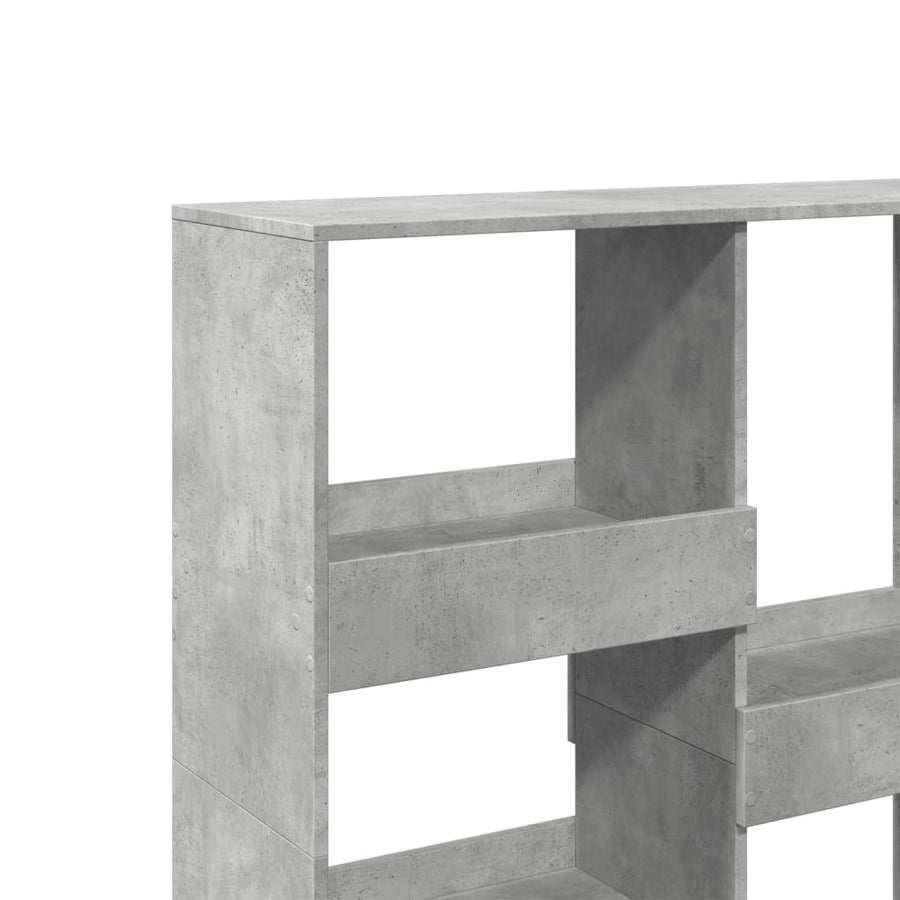 Boekenkast / kamerscherm 100x33x115 cm betongrijs