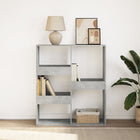 Bookcase / room divider 100x33x115 cm concrete grey
