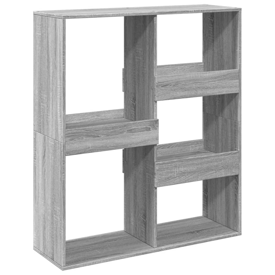 Boekenkast / kamerscherm 100x33x115 cm grijs sonoma eikenkleur
