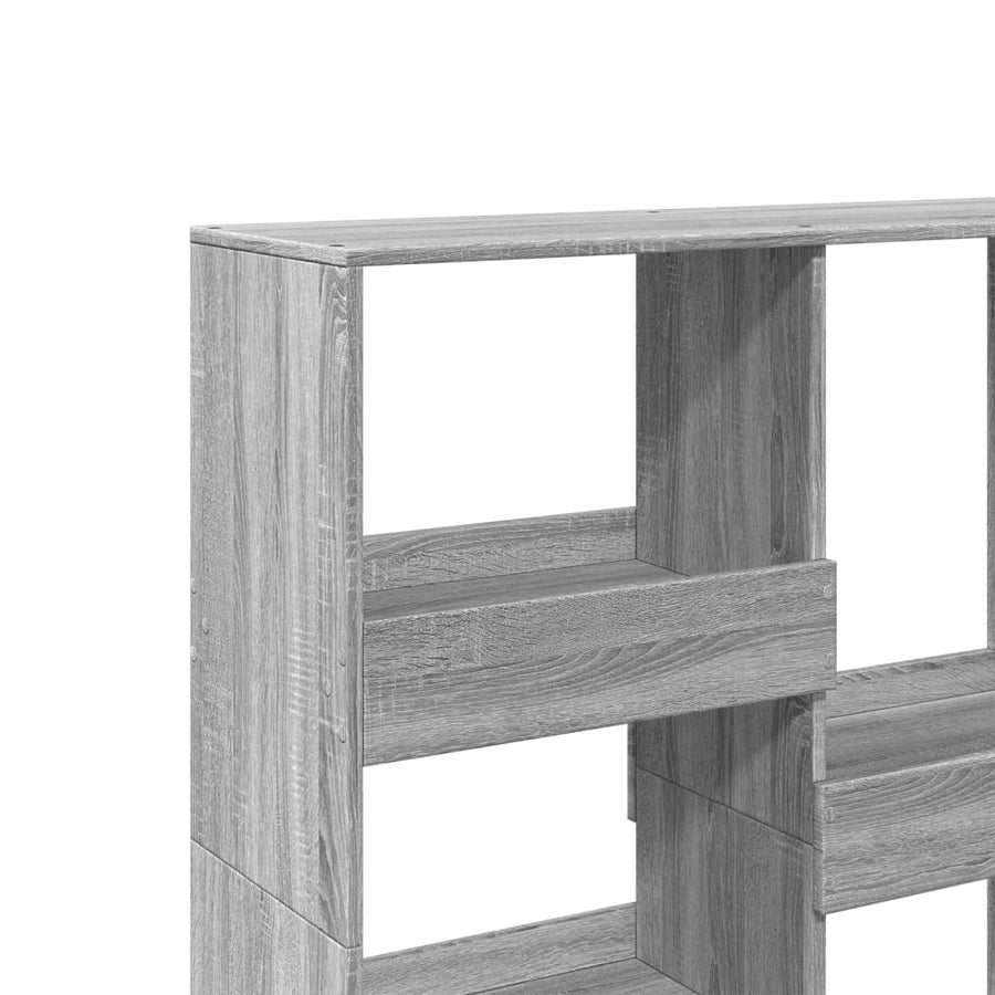 Boekenkast / kamerscherm 100x33x115 cm grijs sonoma eikenkleur