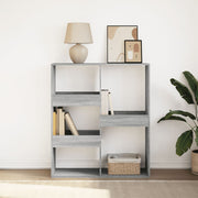 Boekenkast kamerscherm 100x33x115 cm grijs sonoma eiken