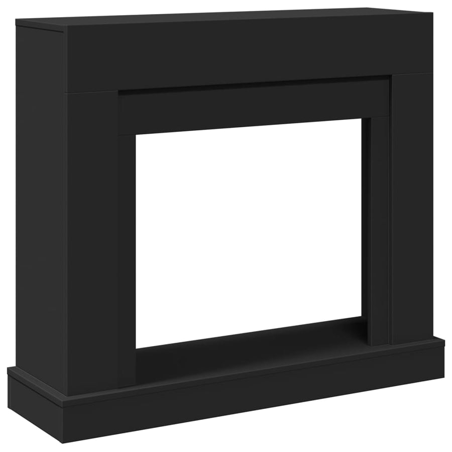 Haardombouw 100x30x87,5 cm bewerkt hout zwart