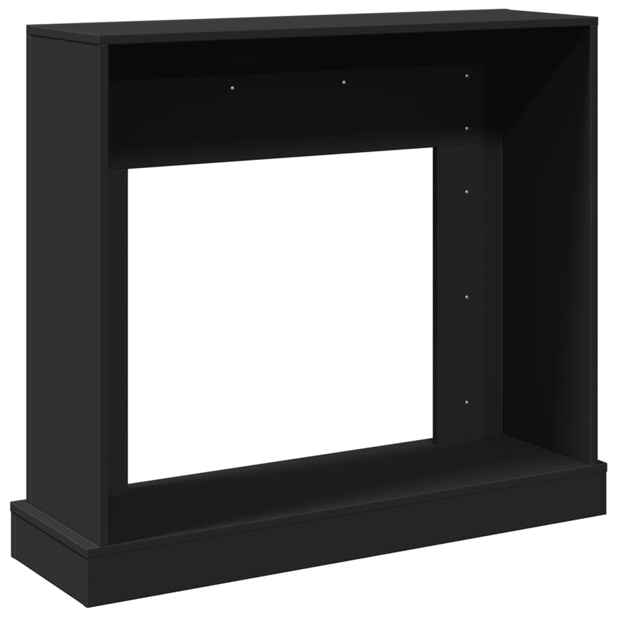 Haardombouw 100x30x87,5 cm bewerkt hout zwart