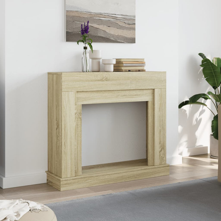 Haardombouw 100x30x87,5 cm bewerkt hout sonoma eikenkleurig