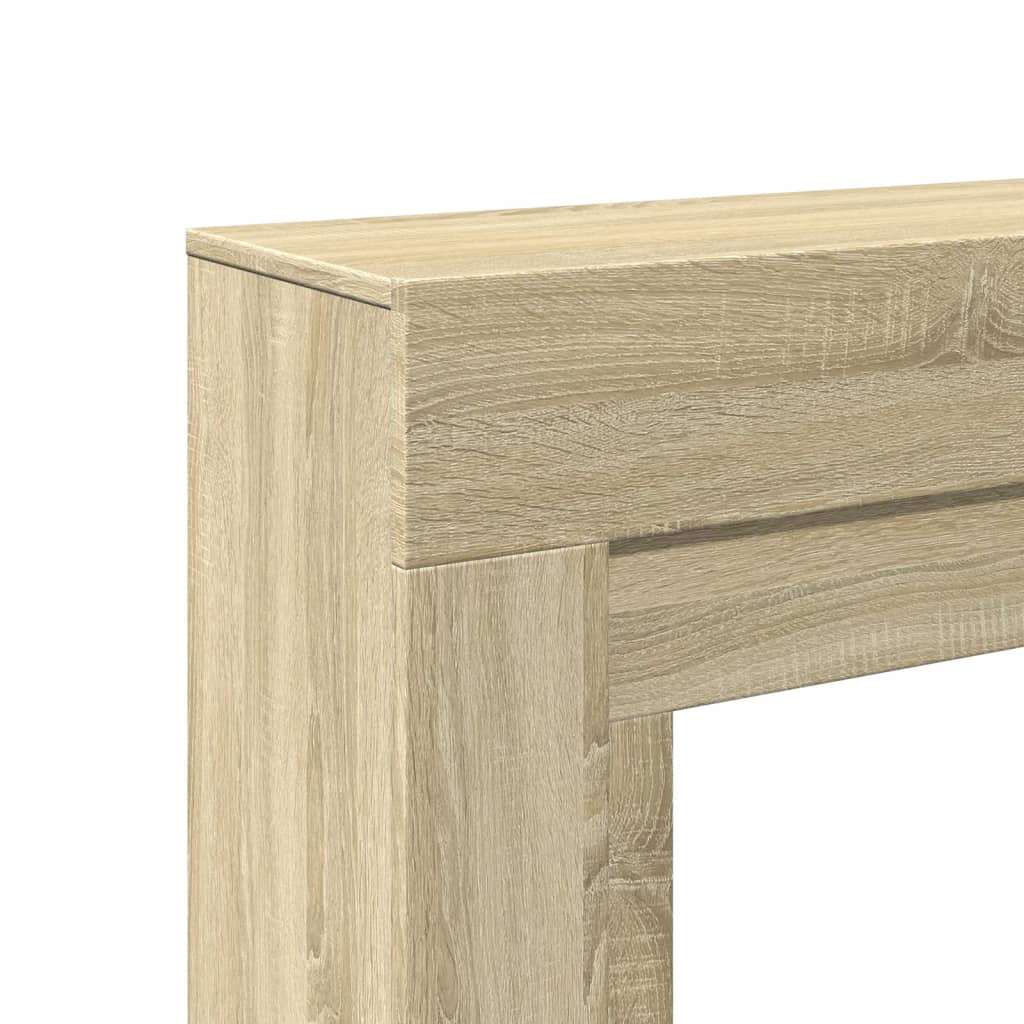 Haardombouw 100x30x87,5 cm bewerkt hout sonoma eikenkleurig