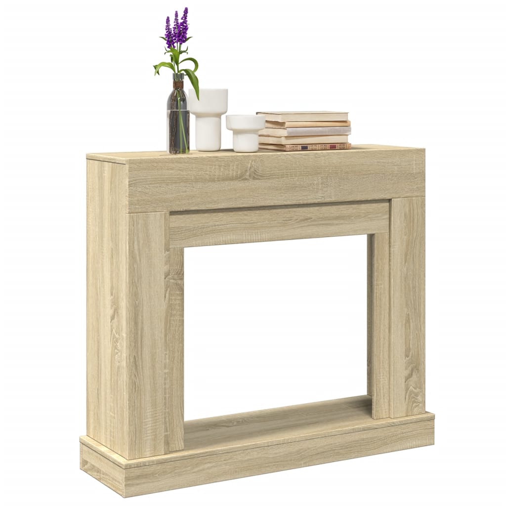 Haardombouw 100x30x87,5 cm bewerkt hout sonoma eikenkleurig