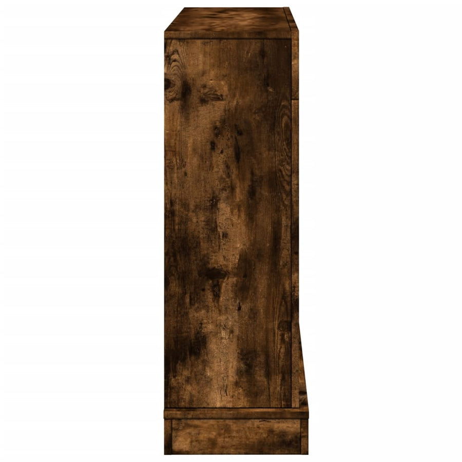 Haardombouw 100x30x87,5 cm bewerkt hout gerookt eikenkleurig