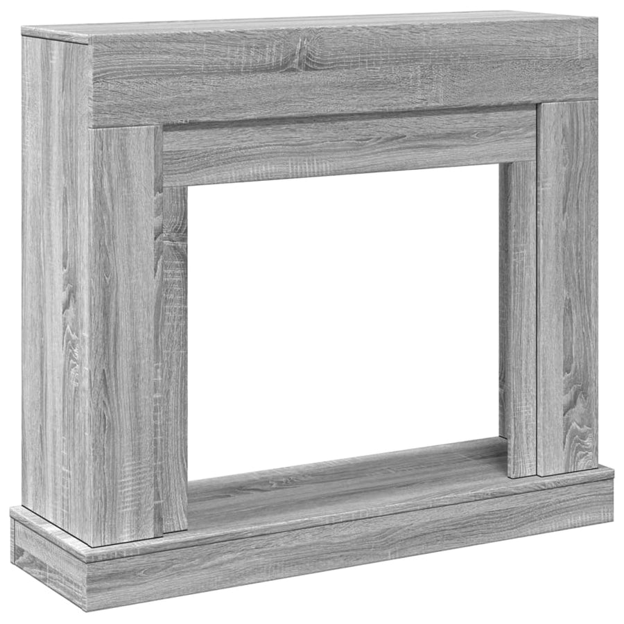 Haardombouw 100x30x87,5 cm bewerkt hout grijs sonoma eikenkleur