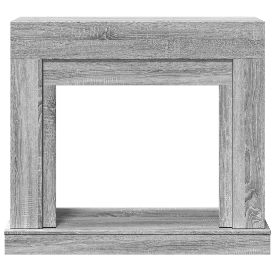 Haardombouw 100x30x87,5 cm bewerkt hout grijs sonoma eikenkleur
