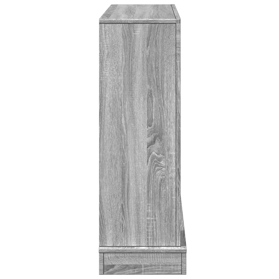 Haardombouw 100x30x87,5 cm bewerkt hout grijs sonoma eikenkleur