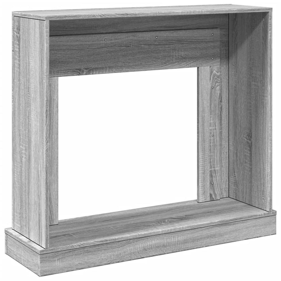 Haardombouw 100x30x87,5 cm bewerkt hout grijs sonoma eikenkleur