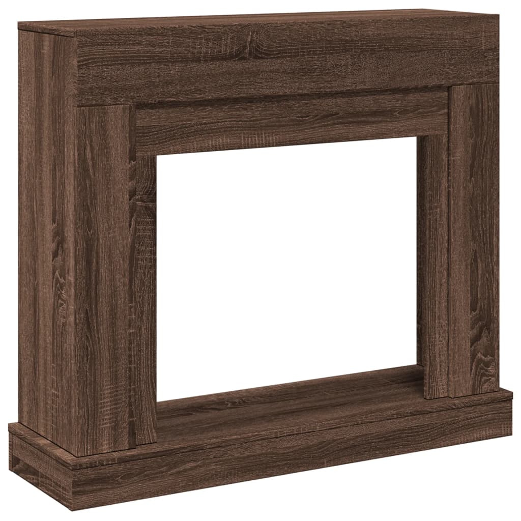 Haardombouw 100x30x87,5 cm bewerkt hout bruin eikenkleurig