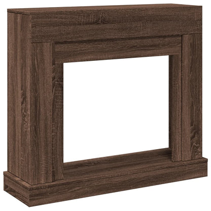 Haardombouw 100x30x87,5 cm bewerkt hout bruin eikenkleurig